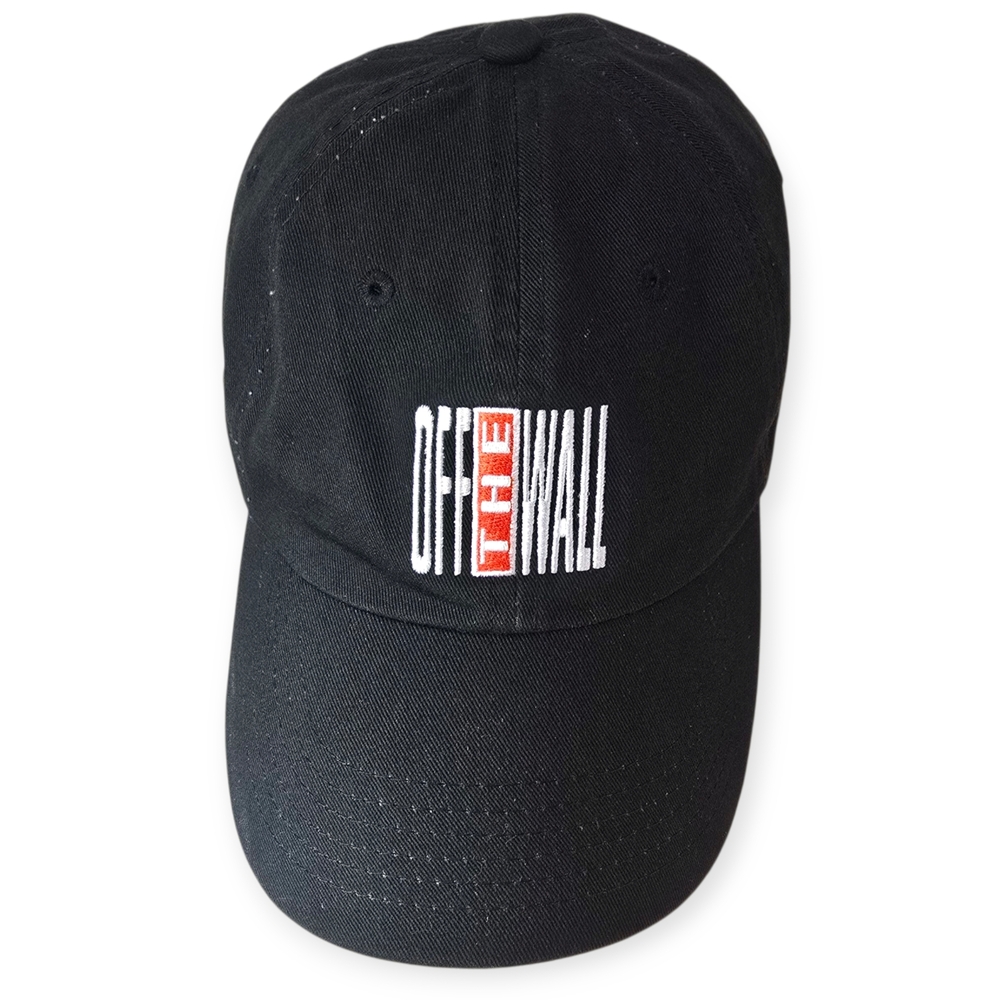 VANS Off The Wall Court Side Black Dad Hat Unisex‎ Cotton Skater Y2K Sporty Cap